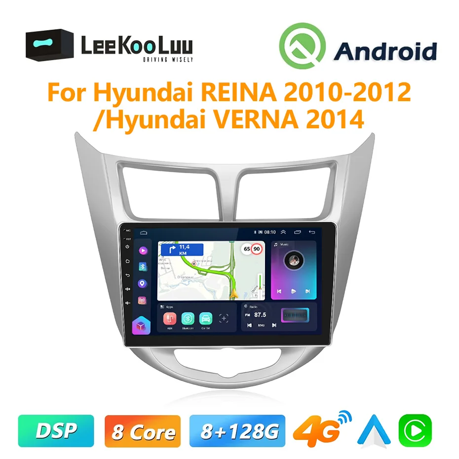 Автомагнитола LeeKooLuu, 2DIN, Android 10, GPS, мультимедийный плеер для Hyundai Solaris Accent Verna 2010-2016 Carplay 4G WiFi
Автомагнитола LeeKooLuu, 2DIN, Android 10, GPS, мультимедийный плеер для Hyundai Solaris Accent Verna 2010-2016 Carplay 4G WiFi