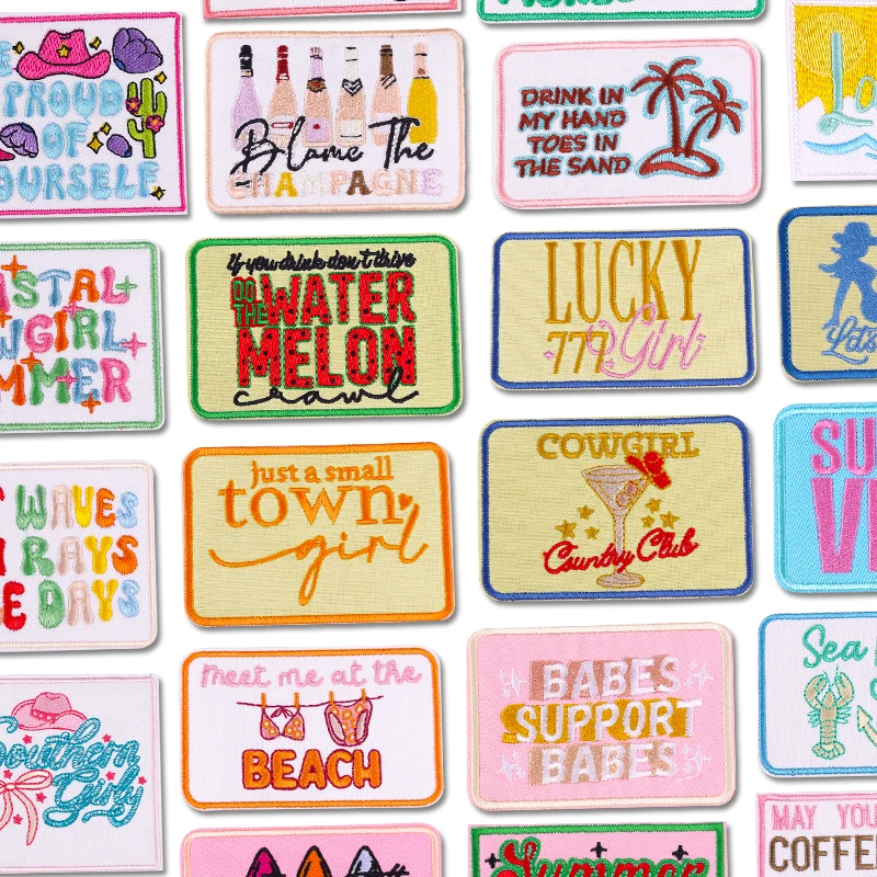 Positive Language Letter Embroidered Patches Western Cowgirl Cowboy Patch Iron On Patches For Clothing Hats Jackets Sew Badges
Positive Language Letter Embroidered Patches Western Cowgirl Cowboy Patch Iron On Patches For Clothing Hats Jackets Sew Badges