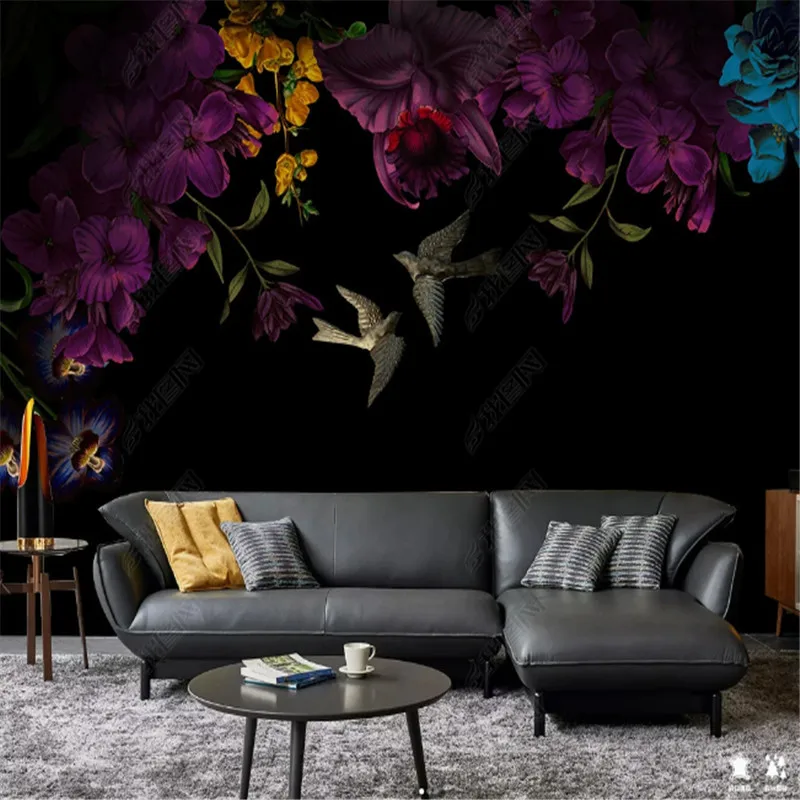 Nordic Minimalist Peony Wallpapers Flowers Black Wallpaper for Living Room Bedroom Background Mural Wall Paper Home Decor
Nordic Minimalist Peony Wallpapers Flowers Black Wallpaper for Living Room Bedroom Background Mural Wall Paper Home Decor