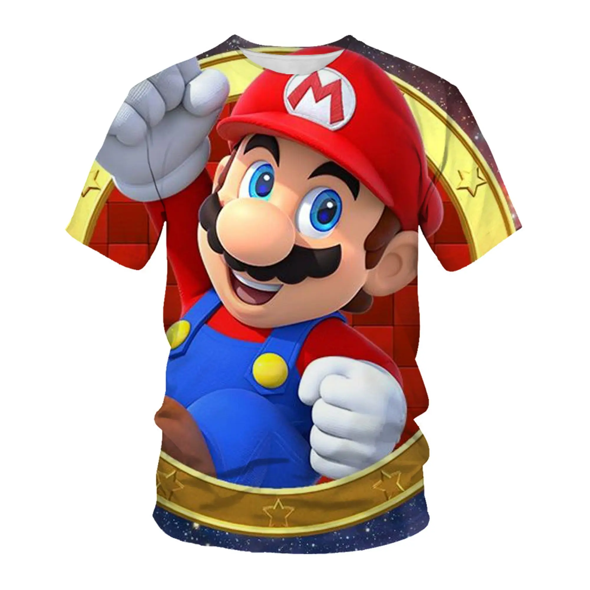 New Summer Mario Workers Printed Short-sleeved Men T Shirt Children Casual Fashion Comfortable Breathable T-shirt All Match
New Summer Mario Workers Printed Short-sleeved Men T Shirt Children Casual Fashion Comfortable Breathable T-shirt All Match