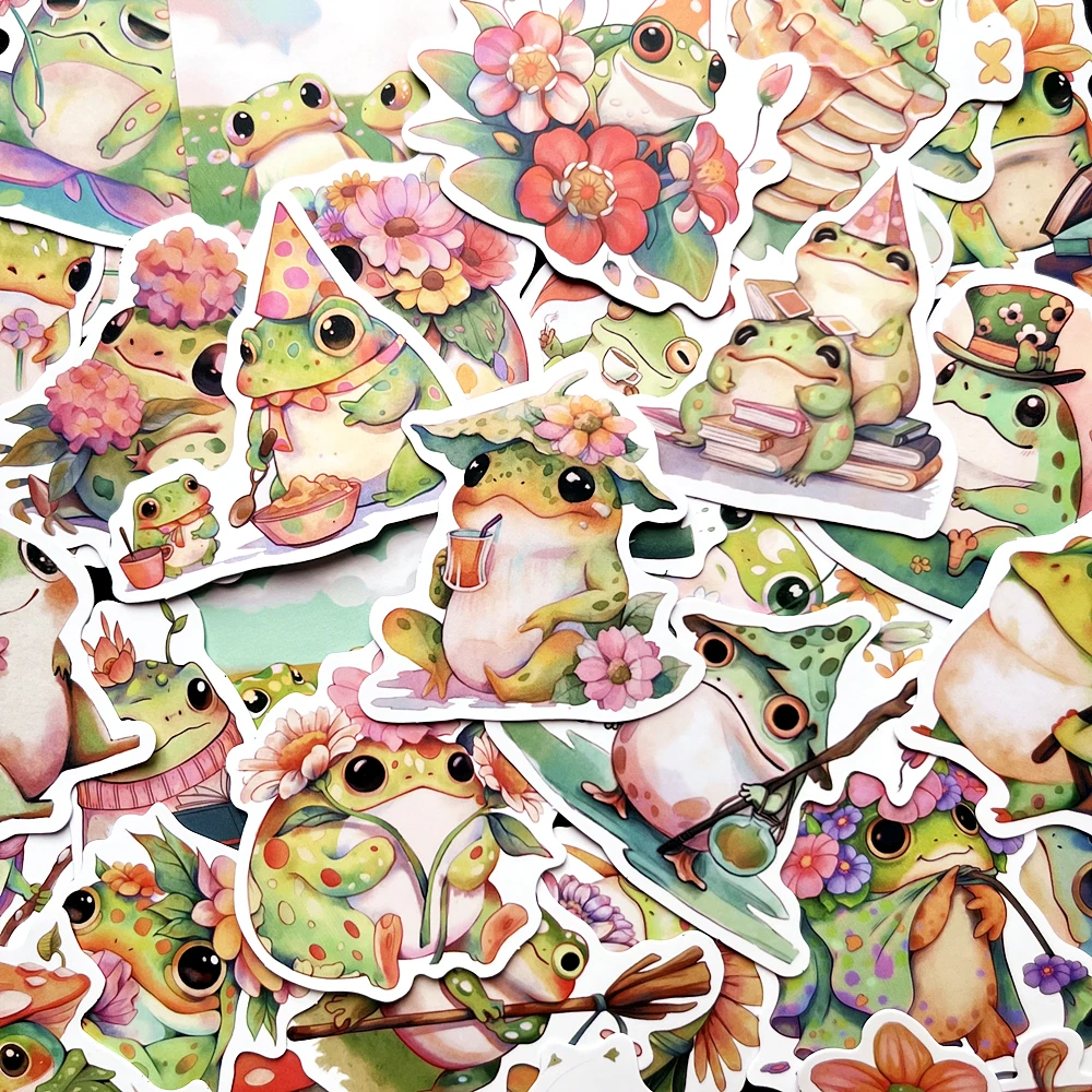 10/50PCS Cute Cartoon Colorful Funny Fat Frog Stickers Aesthetic DIY Laptop Luggage Skateboard Graffiti Decals Fun for Kid
10/50PCS Cute Cartoon Colorful Funny Fat Frog Stickers Aesthetic DIY Laptop Luggage Skateboard Graffiti Decals Fun for Kid
