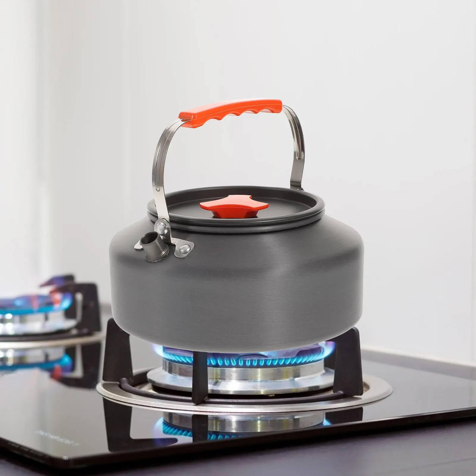 1 шт. походный чайник из алюминиевого сплава, большой емкости, для кипячения воды, портативный, прочный, для кемпинга
1 шт. походный чайник из алюминиевого сплава, большой емкости, для кипячения воды, портативный, прочный, для кемпинга