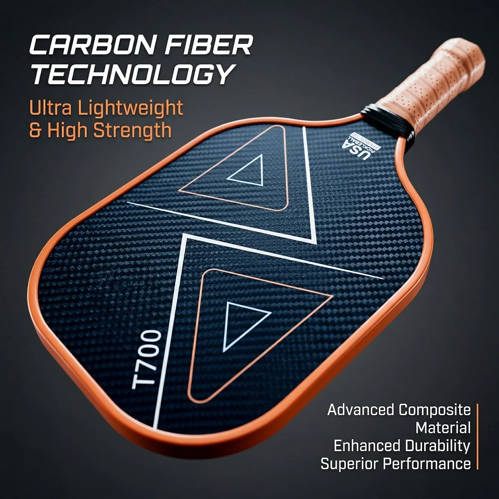 Pickleball Paddle, Original T700 Carbon Fiber, Ergonomic Grip Design for Added Power and Spin, Polymer Honeycomb Core, Large Swe
Pickleball Paddle, Original T700 Carbon Fiber, Ergonomic Grip Design for Added Power and Spin, Polymer Honeycomb Core, Large Swe