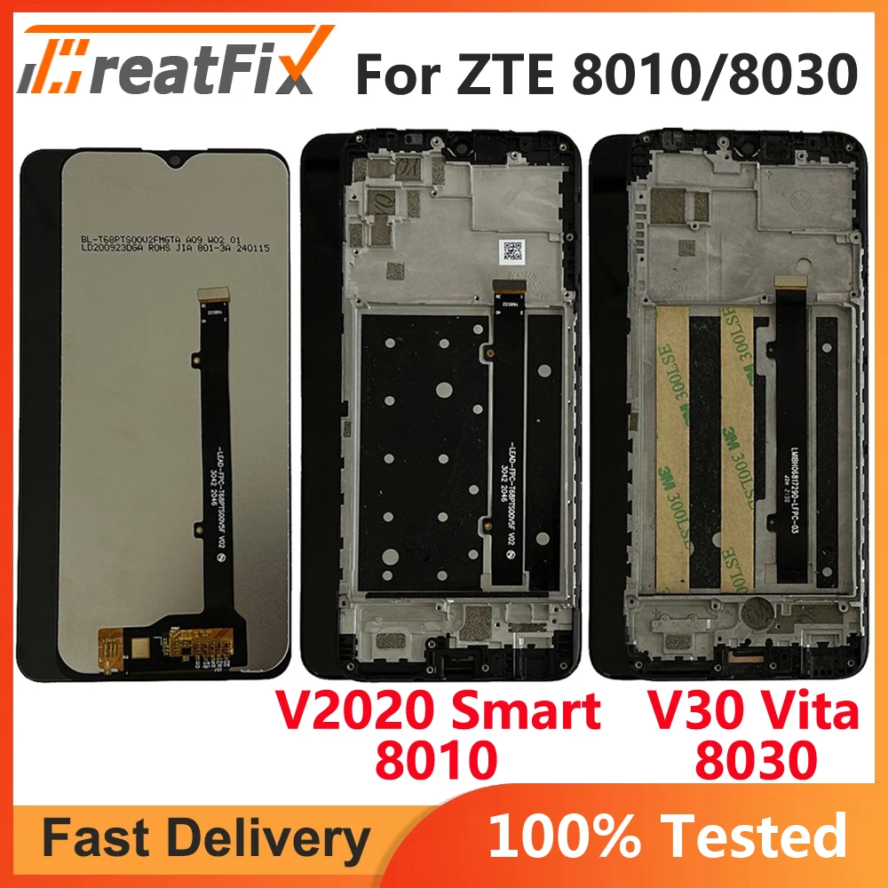 100% Original Tested 6.82" For ZTE Blade 8030 V30 Vita LCD Display With Sensor Touch Screen For ZTE V2020 Smart 8010 LCD Sensor
100% Original Tested 6.82" For ZTE Blade 8030 V30 Vita LCD Display With Sensor Touch Screen For ZTE V2020 Smart 8010 LCD Sensor