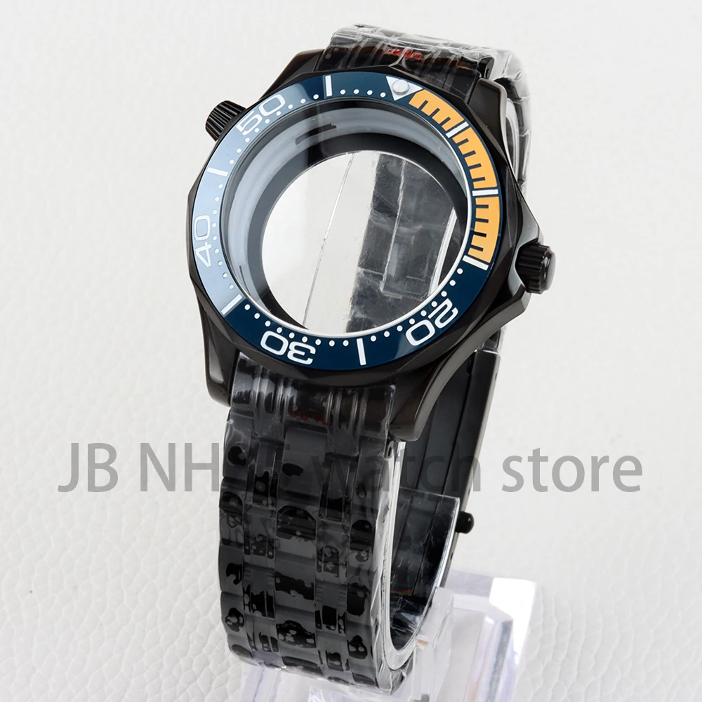 Black 41mm Stainless Steel Waterproof Watch Case Fit Seiko Seamaster NH35 NH36 Automatic Movement 31mm Dial Watch Accessories
Black 41mm Stainless Steel Waterproof Watch Case Fit Seiko Seamaster NH35 NH36 Automatic Movement 31mm Dial Watch Accessories