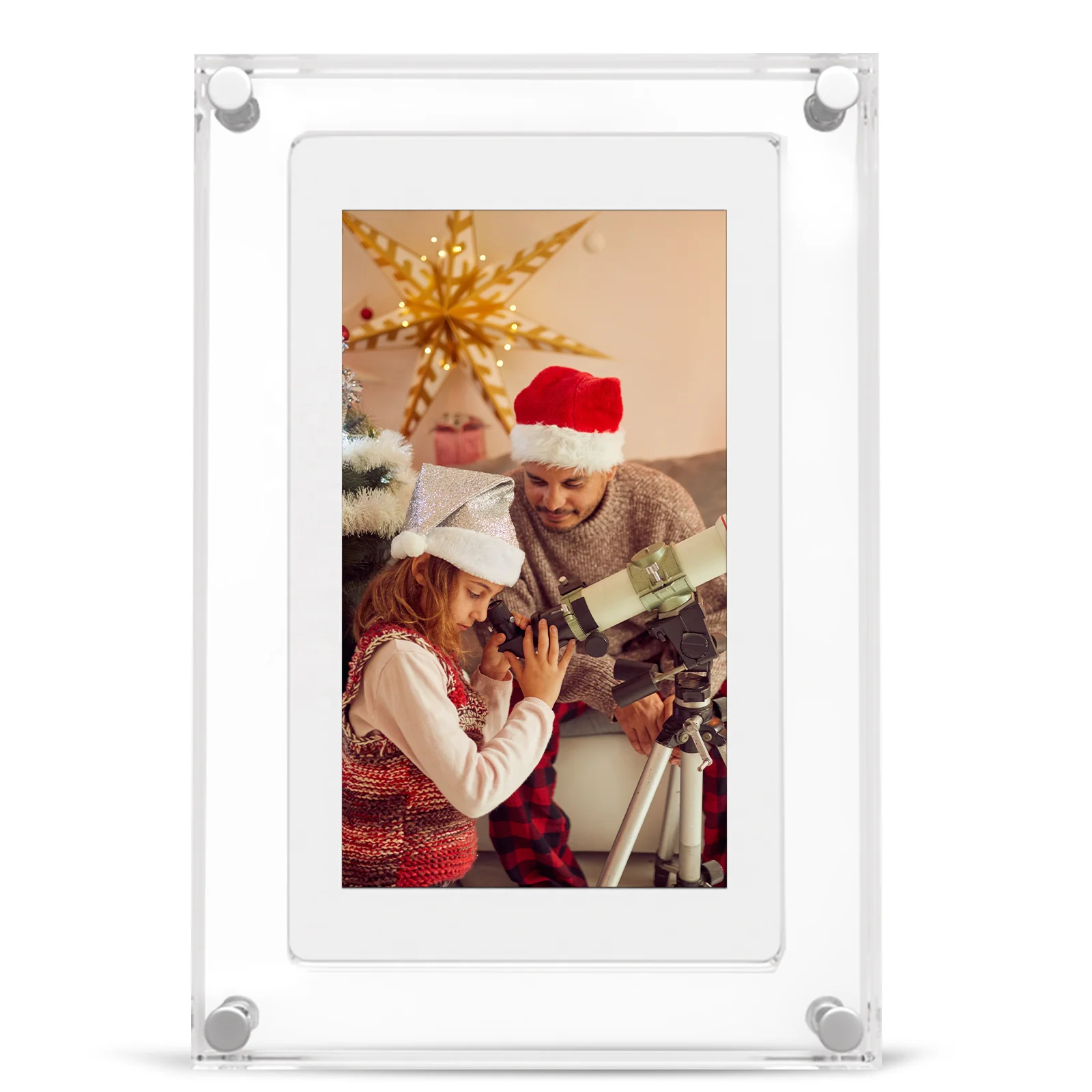 Indoor 5 Inch IPS LCD 4GB Memory Acrylic Digital Photo & Video Frame with Video Playback 720x1080 Resolution
Indoor 5 Inch IPS LCD 4GB Memory Acrylic Digital Photo & Video Frame with Video Playback 720x1080 Resolution