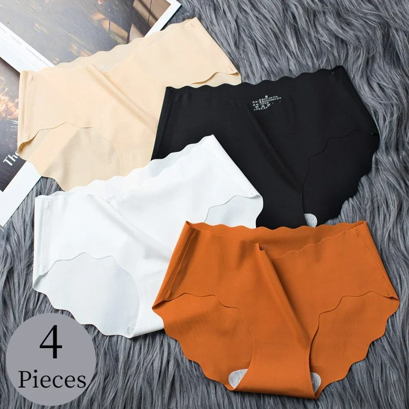 BZEL 4PCS/Set Women's Panties Satin Breathable Underwear Large Size Comfortable Briefs Cute Lingerie Cozy Sexy Sports Underpants
BZEL 4PCS/Set Women's Panties Satin Breathable Underwear Large Size Comfortable Briefs Cute Lingerie Cozy Sexy Sports Underpants