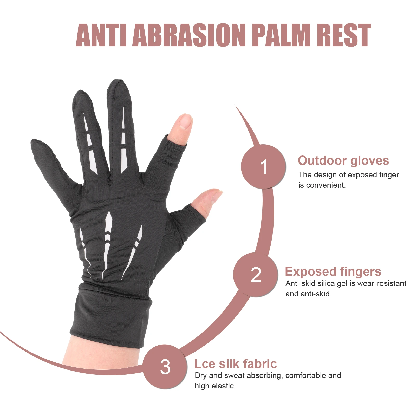 Light Fishing Gloves Sun Protection Saltwater Moisturizing Ice Silk Elastic Fabric Fly
Light Fishing Gloves Sun Protection Saltwater Moisturizing Ice Silk Elastic Fabric Fly