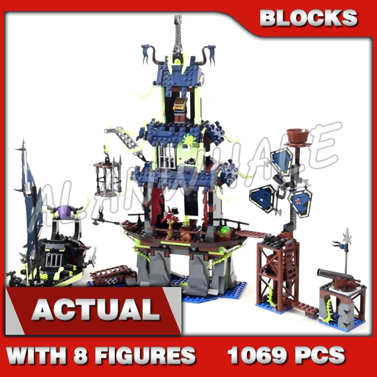 1069pcs Shinobi City of Stiix Temple Ghost ship Outpost Nya’s speedboat 10401 Building Block Toys Compatible With Model
1069pcs Shinobi City of Stiix Temple Ghost ship Outpost Nya’s speedboat 10401 Building Block Toys Compatible With Model