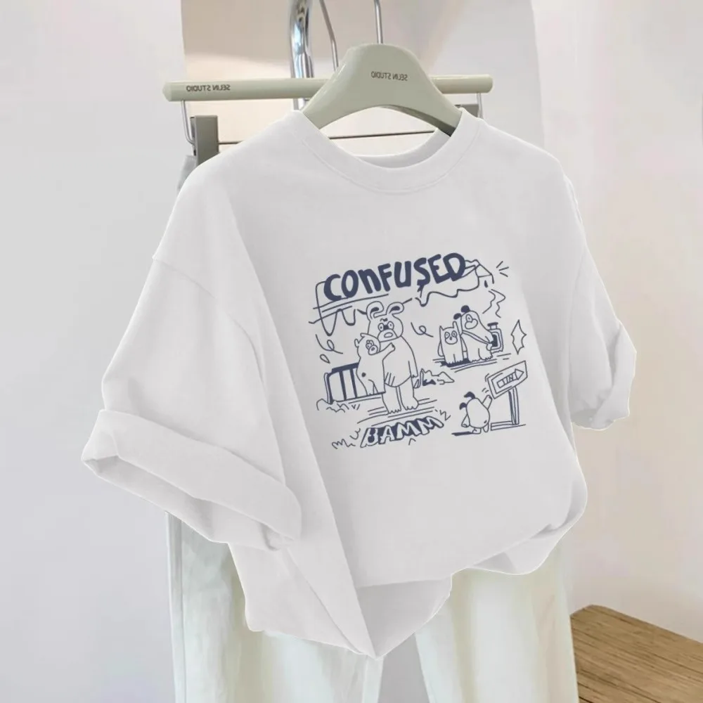 Pure Cotton Ort Sve T-irt Ex Casual Korean Sle Top Brand New 2025 Moisture Ng Wear Round Ne Design Aesthetic Clothes
Pure Cotton Ort Sve T-irt Ex Casual Korean Sle Top Brand New 2025 Moisture Ng Wear Round Ne Design Aesthetic Clothes