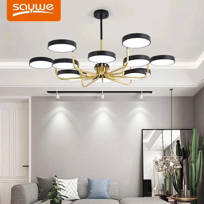 2022 Modern LED Chandelier for Living Dinning Room Bedroom Light Color Changeable Ceiling Chandeliers Lamp
2022 Modern LED Chandelier for Living Dinning Room Bedroom Light Color Changeable Ceiling Chandeliers Lamp