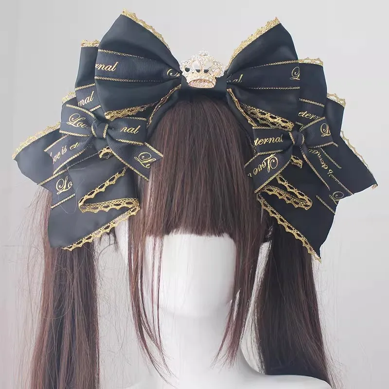 Lolita Lovely Lace Headband Hair Clips Sweet Big Bow Kawaii Victorian Hair Hoop Cosplay Cute Gothic Hairbands for Girls Women
Lolita Lovely Lace Headband Hair Clips Sweet Big Bow Kawaii Victorian Hair Hoop Cosplay Cute Gothic Hairbands for Girls Women