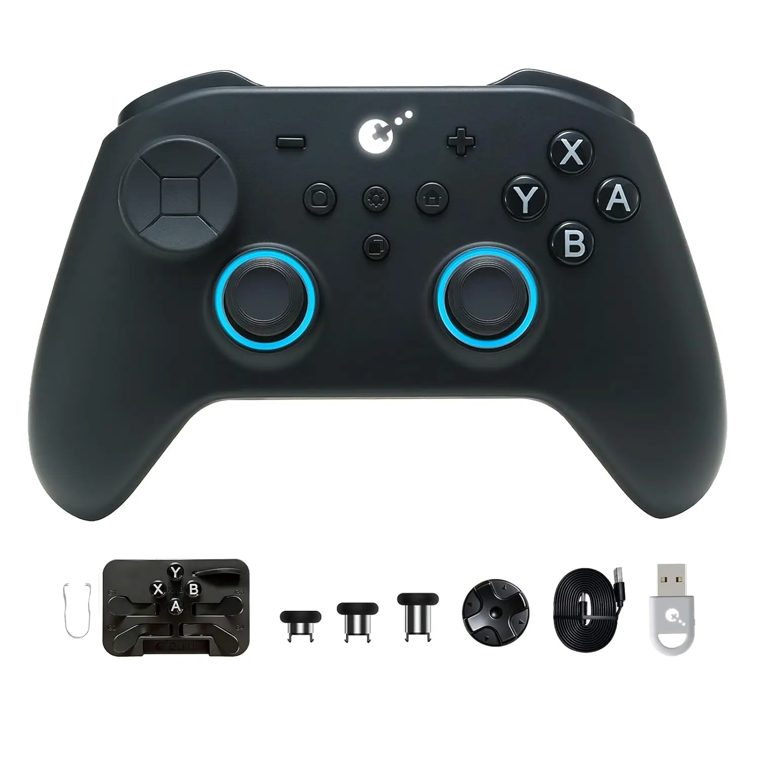 Bluetooth Gaming Controller for PC/Switch 2/Switch/Android/iOS, Ultra-Fast Gamepad with Adjustable Joysticks, Hall & Micro Triggers, 4 Rear Paddles, Wake-Up & Adapter
Bluetooth Gaming Controller for PC/Switch 2/Switch/Android/iOS, Ultra-Fast Gamepad with Adjustable Joysticks, Hall & Micro Triggers, 4 Rear Paddles, Wake-Up & Adapter