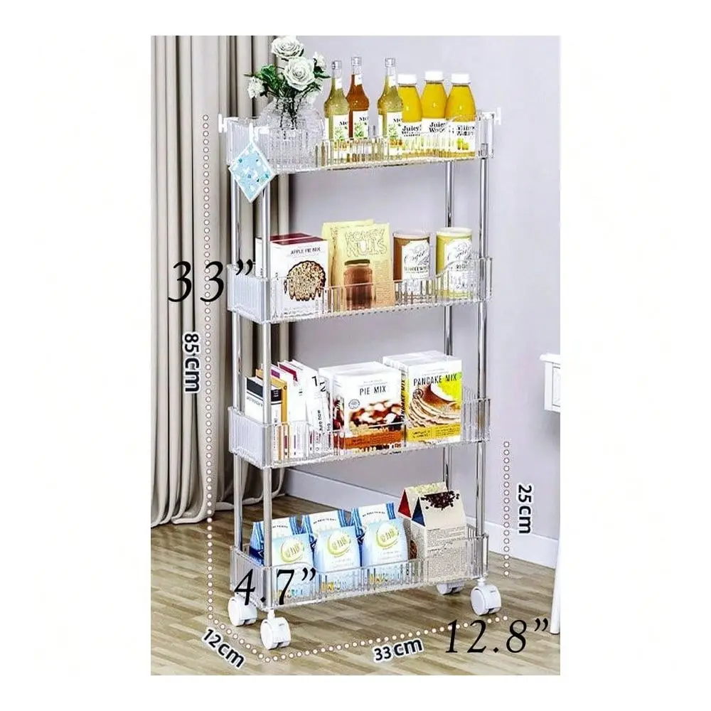 Tier Plastic Rolling Utility Cart With Wheels, Lightweight Usage Multifunctional Storage Organizer Cart Home, Office, Kitchen B
Tier Plastic Rolling Utility Cart With Wheels, Lightweight Usage Multifunctional Storage Organizer Cart Home, Office, Kitchen B