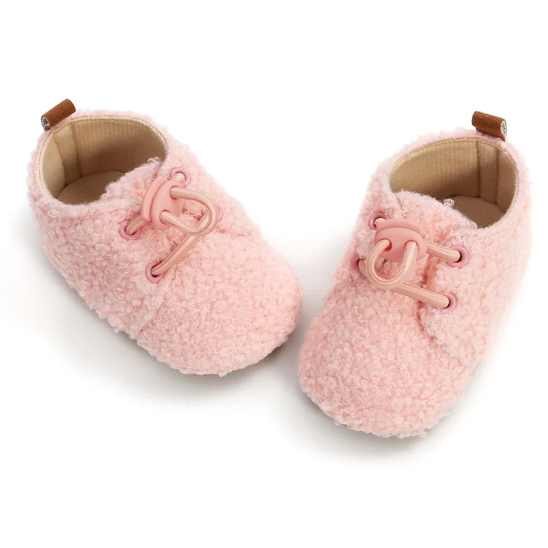 0-18M Baby Winter Girl Shoes Anti-Slip Home Warm Plush Casual Party Velvet Drawstrings Shoes Newborn First Walkers
0-18M Baby Winter Girl Shoes Anti-Slip Home Warm Plush Casual Party Velvet Drawstrings Shoes Newborn First Walkers