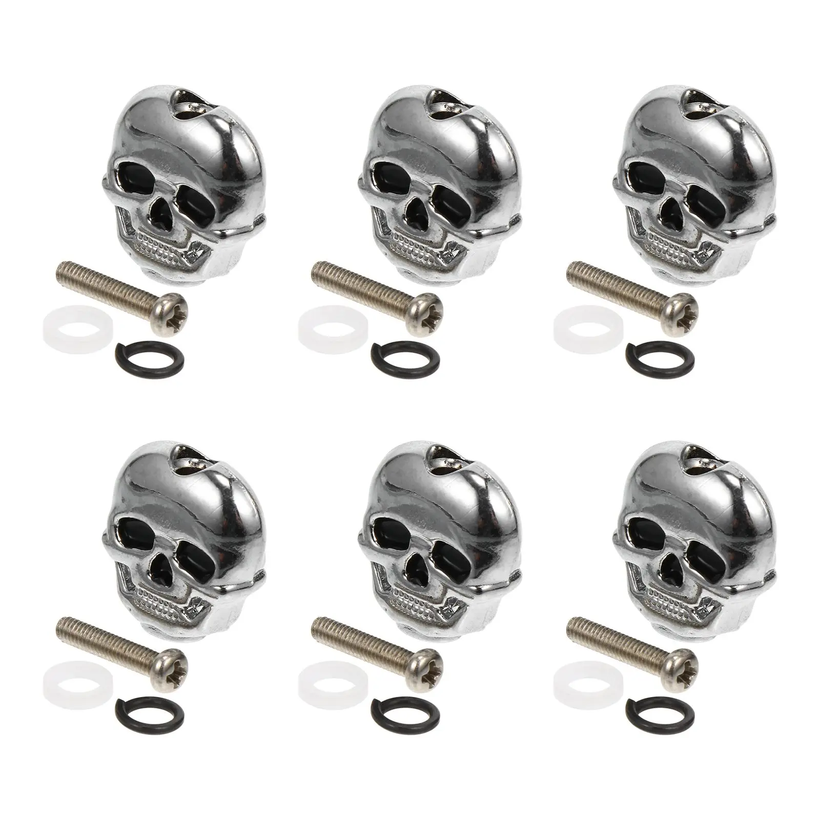 6 Pcs Electric Guitar Tuning Pegs Bass String Machine Heads Plastic Metal Durable Replacement Parts Accessories
6 Pcs Electric Guitar Tuning Pegs Bass String Machine Heads Plastic Metal Durable Replacement Parts Accessories
