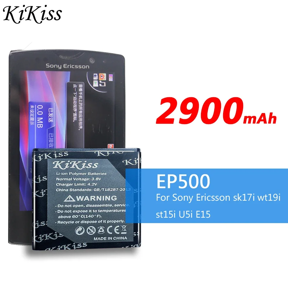 Аккумулятор большой мощности 2900 мАч для Sony Ericsson Xperia WT19i SK17i U5i E15 ST15i U8i E16I W8 EP500
Аккумулятор большой мощности 2900 мАч для Sony Ericsson Xperia WT19i SK17i U5i E15 ST15i U8i E16I W8 EP500