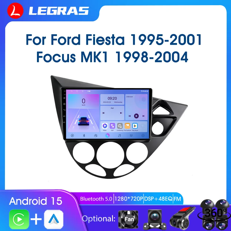 RHD Car Radio For Ford Fiesta 1995-2001 Focus MK1 1998-2004 Carplay Android Auto Multimedia Video Player GPS FM DSP BT Autoradio
RHD Car Radio For Ford Fiesta 1995-2001 Focus MK1 1998-2004 Carplay Android Auto Multimedia Video Player GPS FM DSP BT Autoradio