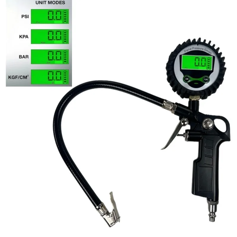 For Auto Car Bike Motor LED Backlight Vehicle Tester Car EU Tire Air Pressure Inflator Gauge Digital LCD Display New
For Auto Car Bike Motor LED Backlight Vehicle Tester Car EU Tire Air Pressure Inflator Gauge Digital LCD Display New