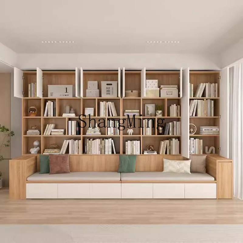 SM sofa bookcase integrated living room full wall bookcase combination multi-functional household background locker
SM sofa bookcase integrated living room full wall bookcase combination multi-functional household background locker