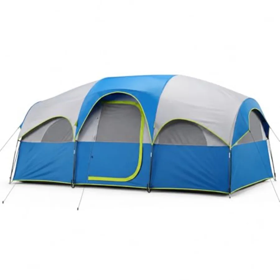 Cabin Tents for Camping, Outdoor Tent 5-Minute Quick Setup with Mesh Doors, Windows, Waterproof and Sturdy Poles, Ideal for Fam
Cabin Tents for Camping, Outdoor Tent 5-Minute Quick Setup with Mesh Doors, Windows, Waterproof and Sturdy Poles, Ideal for Fam