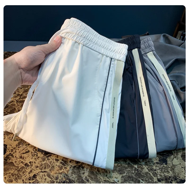 ce silk pants men's 2025 new high-end fast drying sports breathable ankle tied casual pants
ce silk pants men's 2025 new high-end fast drying sports breathable ankle tied casual pants