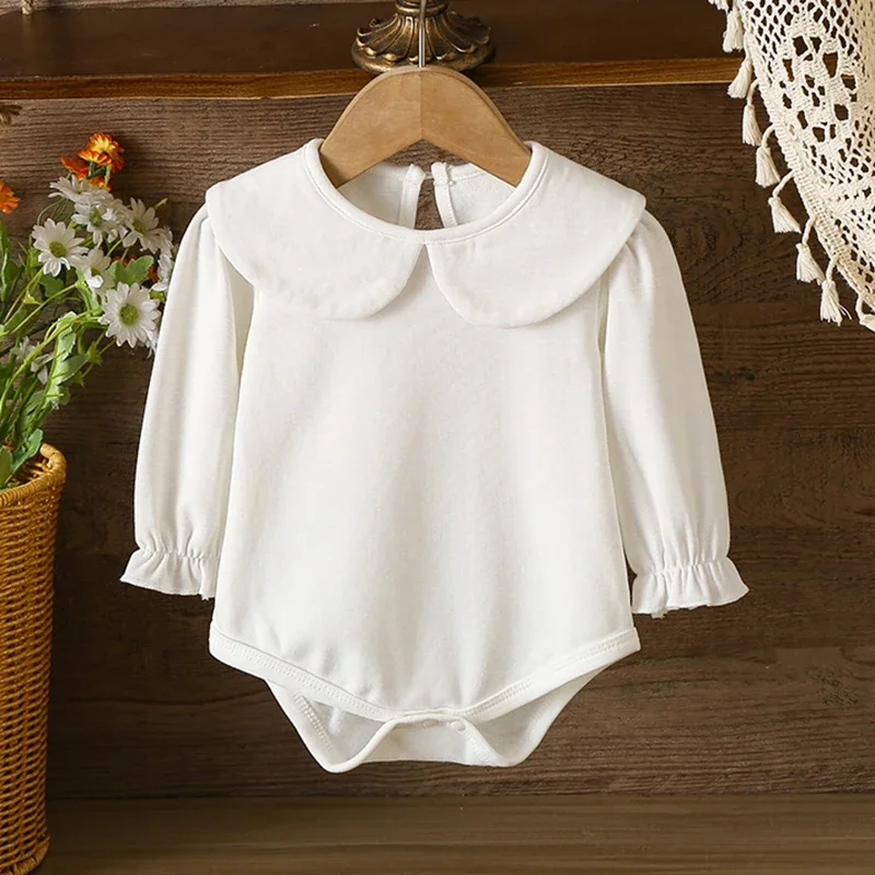 Autumn Boys Romper Baby Girl Romper Baby Girl Clothing Toddler New Collar Romper Spring Cotton White Infant Baby Girls Jumpsuit
Autumn Boys Romper Baby Girl Romper Baby Girl Clothing Toddler New Collar Romper Spring Cotton White Infant Baby Girls Jumpsuit