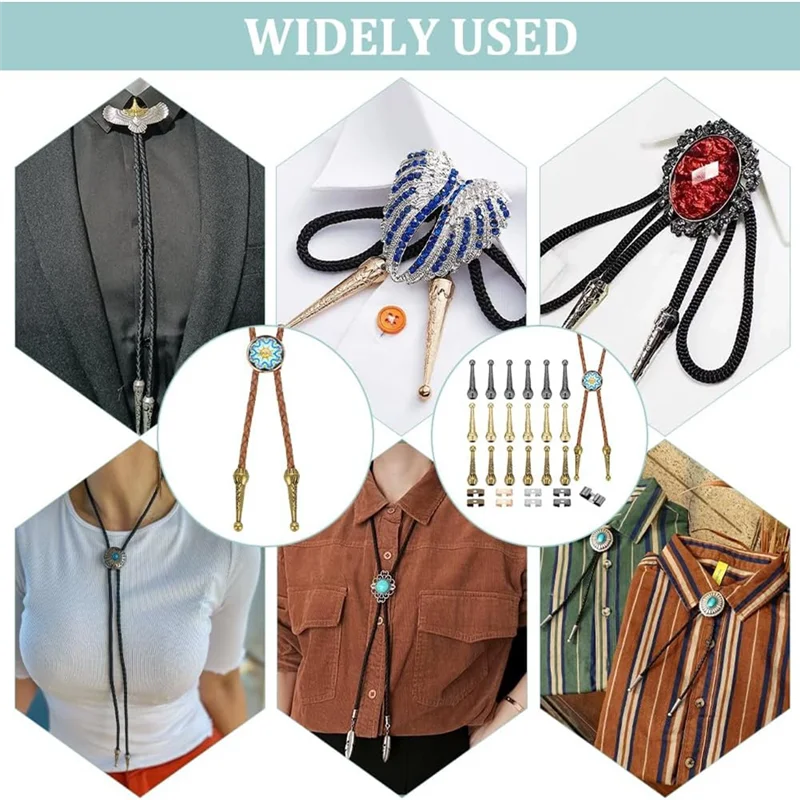 AG-4Colors Bolo Tie Findings Kit Bolo Tie Slide Clasps For Bolo Tie Making Jewelry Making DIY Craft Clothes Decor
AG-4Colors Bolo Tie Findings Kit Bolo Tie Slide Clasps For Bolo Tie Making Jewelry Making DIY Craft Clothes Decor