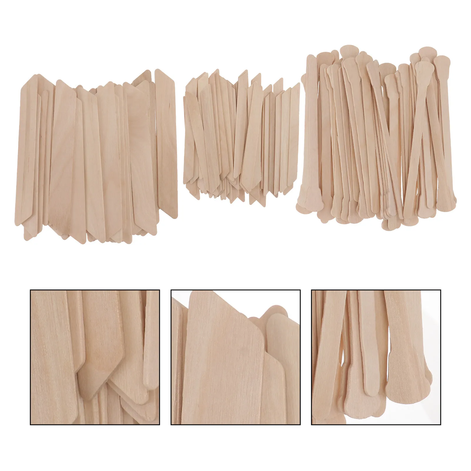 150Pcs Wooden Wax Applicator Stick Smooth Surface Hair Removal Wax Stick for Body Face Eyebrow Hair Removal Tools Strips
150Pcs Wooden Wax Applicator Stick Smooth Surface Hair Removal Wax Stick for Body Face Eyebrow Hair Removal Tools Strips