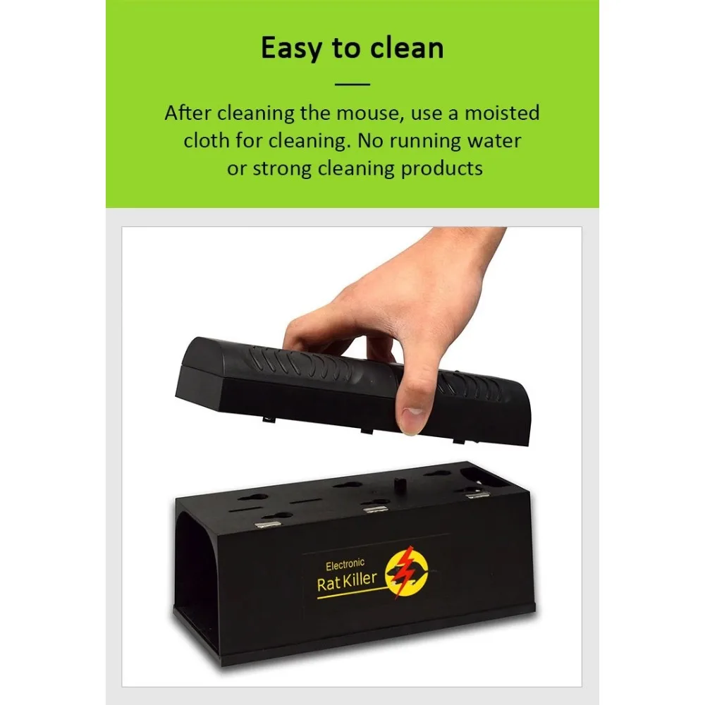 7000V Electric Rat Trap Electronic Mouse Trapping Machine Electric Shock Mouse Mice Rat Rodent Trap Cage Killer
7000V Electric Rat Trap Electronic Mouse Trapping Machine Electric Shock Mouse Mice Rat Rodent Trap Cage Killer