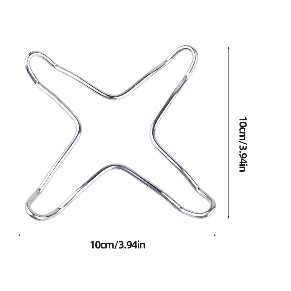 4pcs Milk Pot Auxiliary Rack Sturdy Gas Stove Holder Cookware Rings Kitchen Trivets Windproof Burner Support Iron Wire
4pcs Milk Pot Auxiliary Rack Sturdy Gas Stove Holder Cookware Rings Kitchen Trivets Windproof Burner Support Iron Wire