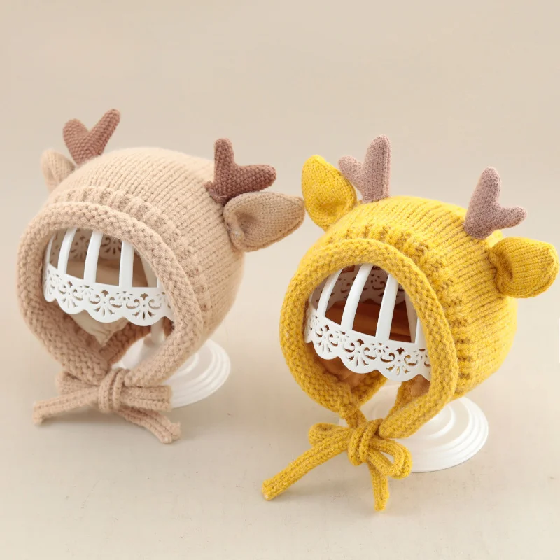 Cute Kids Winter Hat Knitted Infant Bonnet Baby Beanie Bear Lamb Wool Kids Baseball Cap for Girls Boys Child Accessories 6-36M
Cute Kids Winter Hat Knitted Infant Bonnet Baby Beanie Bear Lamb Wool Kids Baseball Cap for Girls Boys Child Accessories 6-36M