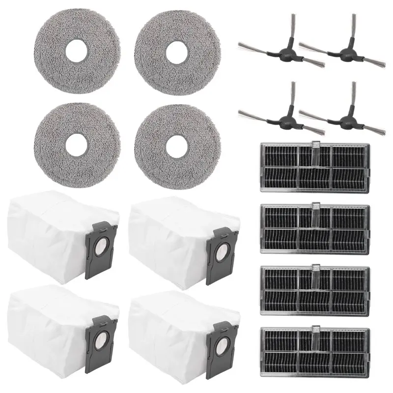 AEE2-16 Pcs For Dreame Mova E30 Ultra / Trouver E30 Ultra Sweeping Robot Cleaner Parts Replacement
AEE2-16 Pcs For Dreame Mova E30 Ultra / Trouver E30 Ultra Sweeping Robot Cleaner Parts Replacement