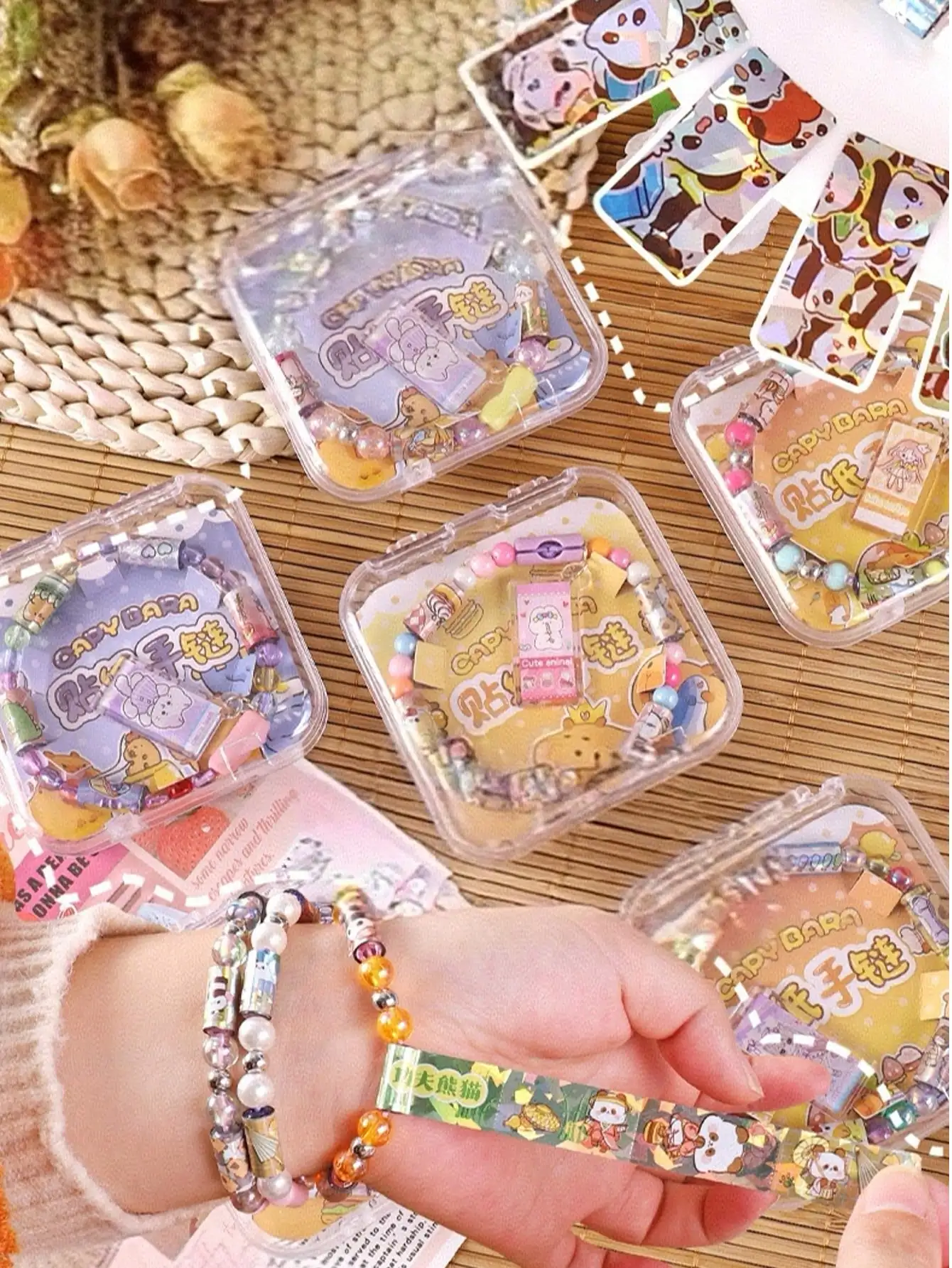 2Pcs Macaron StickiRolls Bracelet Making Kit DIY Sticker Roller Jewelry Craft Set Kids Birthday Party Favors Handmade Gift
2Pcs Macaron StickiRolls Bracelet Making Kit DIY Sticker Roller Jewelry Craft Set Kids Birthday Party Favors Handmade Gift