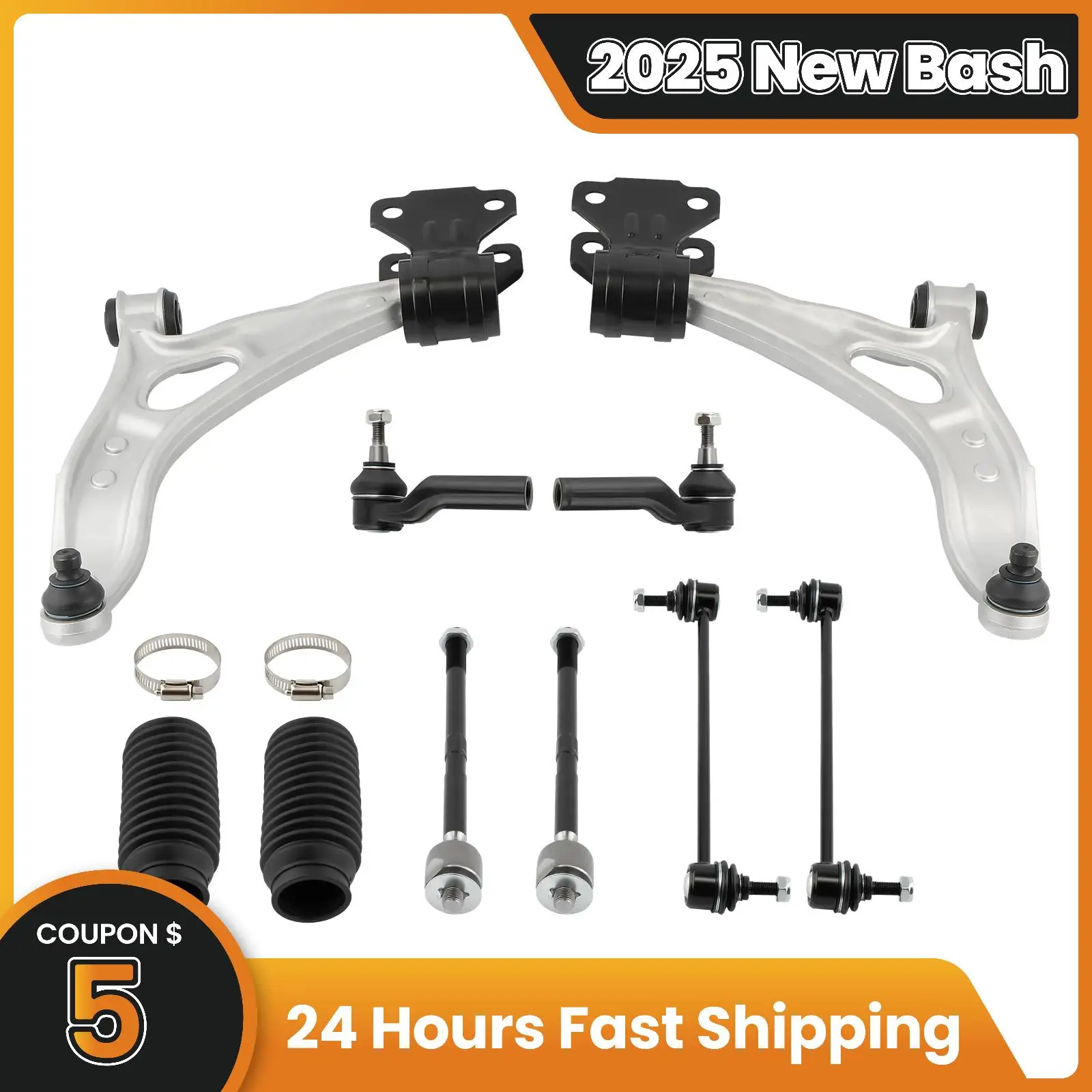 12x Front Suspesnion Control Arm Tierods Sway Bar Kit For Ford Focus 12-18 C-Max
12x Front Suspesnion Control Arm Tierods Sway Bar Kit For Ford Focus 12-18 C-Max