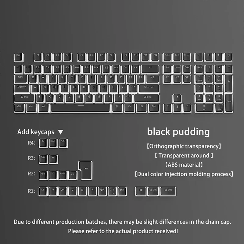 New 130 Keys Pudding Keycaps Mechanical Gaming Keyboard Translucent Key Cap Set For 61% 68% 84% 87% 98% Layout OEM RGB Keyboard
New 130 Keys Pudding Keycaps Mechanical Gaming Keyboard Translucent Key Cap Set For 61% 68% 84% 87% 98% Layout OEM RGB Keyboard