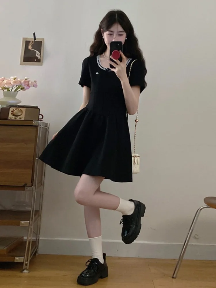 plus Size Women's Lace Trim Short Sleeve A-Line Dress Slimming Puffy Summer round Neck Commute Style Comfortable Breathable
plus Size Women's Lace Trim Short Sleeve A-Line Dress Slimming Puffy Summer round Neck Commute Style Comfortable Breathable