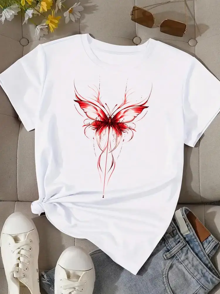 Lovely Trend Cute Ladies Women Graphic T-shirts Print Casual T Popular Cute O-neck Fashion Short Sleeve Clothing Clothes Tees
Lovely Trend Cute Ladies Women Graphic T-shirts Print Casual T Popular Cute O-neck Fashion Short Sleeve Clothing Clothes Tees