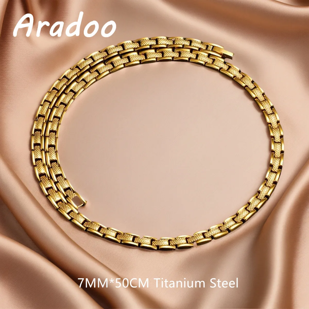 ARADOO мужское ожерелье из титановой стали, модное ожерелье из нержавеющей стали 316L с магнитной мощностью, ювелирные изделия, подарки
ARADOO мужское ожерелье из титановой стали, модное ожерелье из нержавеющей стали 316L с магнитной мощностью, ювелирные изделия, подарки