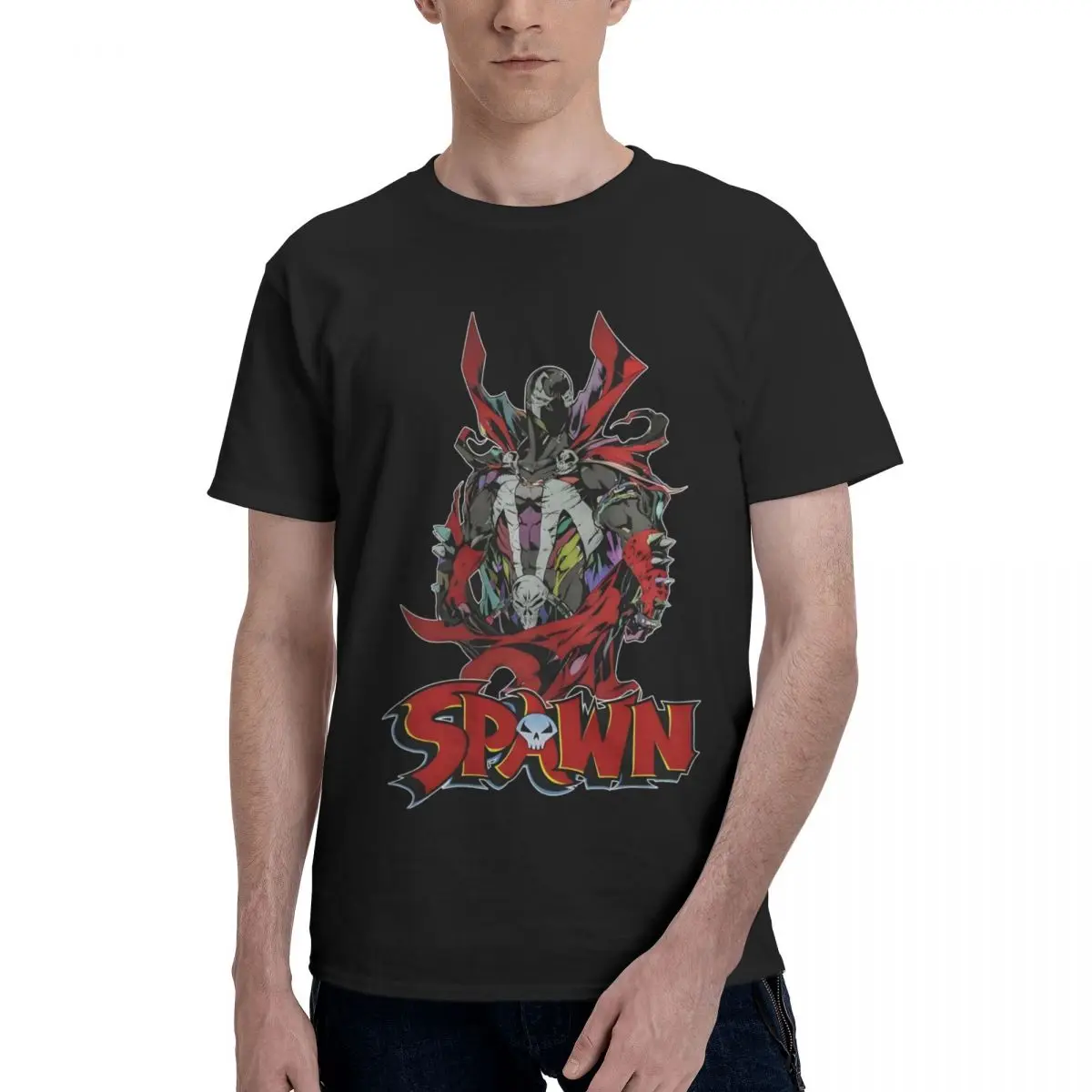 Spawn, новинка, семейная повседневная дышащая удобная рубашка из 100% хлопка Kawaii, новые топы и футболки, забавная рубашка
Spawn, новинка, семейная повседневная дышащая удобная рубашка из 100% хлопка Kawaii, новые топы и футболки, забавная рубашка