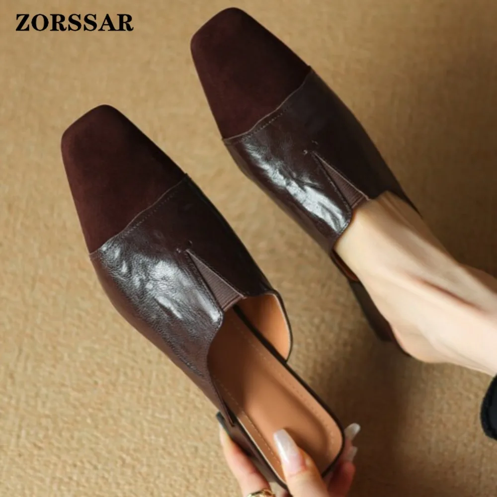 Womens Mules Square Toe Block Heel Slip on Backless Loafers Comfortable Casual Shoes for Office Daily Wear Shopping and Walking
Womens Mules Square Toe Block Heel Slip on Backless Loafers Comfortable Casual Shoes for Office Daily Wear Shopping and Walking