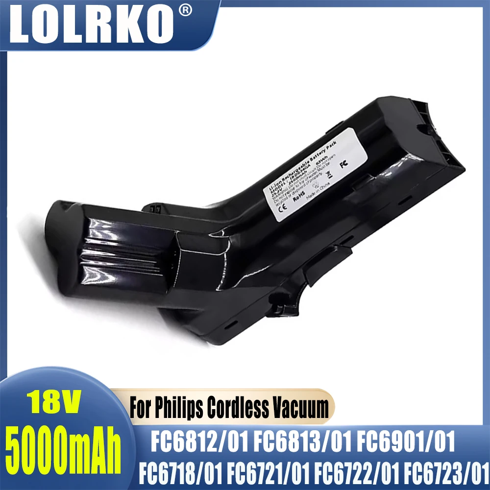 18V Replacement Battery For Philips Cordless Vacuum FC6812/01 FC6813/01 FC6901/01 FC6718/01 FC6721/01 FC6722/01 FC6723/01
18V Replacement Battery For Philips Cordless Vacuum FC6812/01 FC6813/01 FC6901/01 FC6718/01 FC6721/01 FC6722/01 FC6723/01