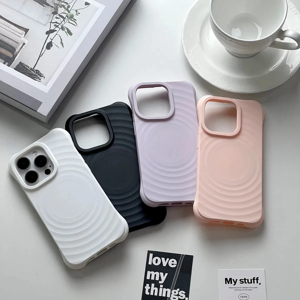 Ripple Liquid Silicone Magnetic Bumper Phone Case For iPhone 16 15 14 13 11 12 Pro Max 15 Plus For Magsafe Wireless Charge Cover
Ripple Liquid Silicone Magnetic Bumper Phone Case For iPhone 16 15 14 13 11 12 Pro Max 15 Plus For Magsafe Wireless Charge Cover