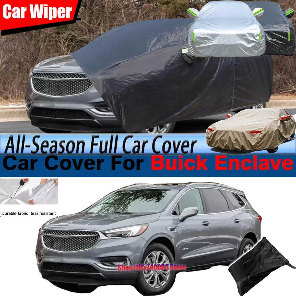 Sun Shade Rain Snow Scratch Prevent Waterproof Four Season SUV Car Cover For Buick Enclave 2008-2025
Sun Shade Rain Snow Scratch Prevent Waterproof Four Season SUV Car Cover For Buick Enclave 2008-2025