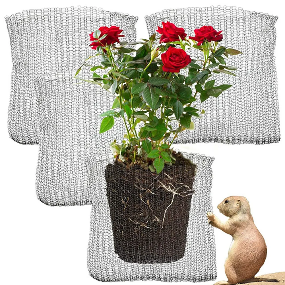 6Pcs Plant Root Guard Baskets Stainless Steel Heavy Duty Anti-Rust Mesh Protective Net Bags for Outdoor Gardening Root
6Pcs Plant Root Guard Baskets Stainless Steel Heavy Duty Anti-Rust Mesh Protective Net Bags for Outdoor Gardening Root