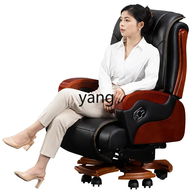 LTT electric boss chair reclining leather sedentary comfort home computer chair business office
LTT electric boss chair reclining leather sedentary comfort home computer chair business office