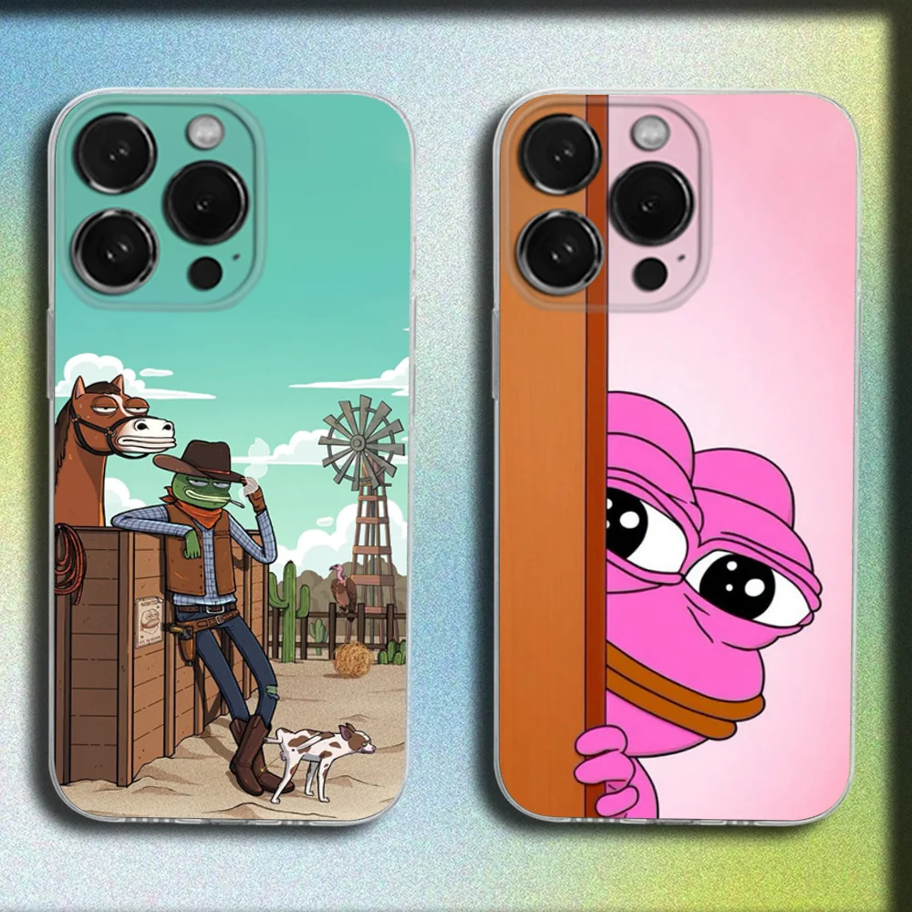 Funny P-Pepe Frog Phone Case For iPhone 16,15,14,13,12,11 Plus,Pro,Max,XR,XS,Plus,SE,Mini Transparent Soft Cover
Funny P-Pepe Frog Phone Case For iPhone 16,15,14,13,12,11 Plus,Pro,Max,XR,XS,Plus,SE,Mini Transparent Soft Cover