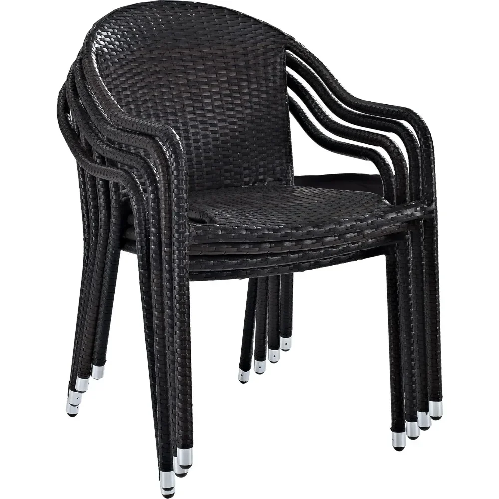 Palm Harbor 4-Piece Stackable Outdoor Chair Set, Wicker Patio Chairs for Dining, Porch
Palm Harbor 4-Piece Stackable Outdoor Chair Set, Wicker Patio Chairs for Dining, Porch