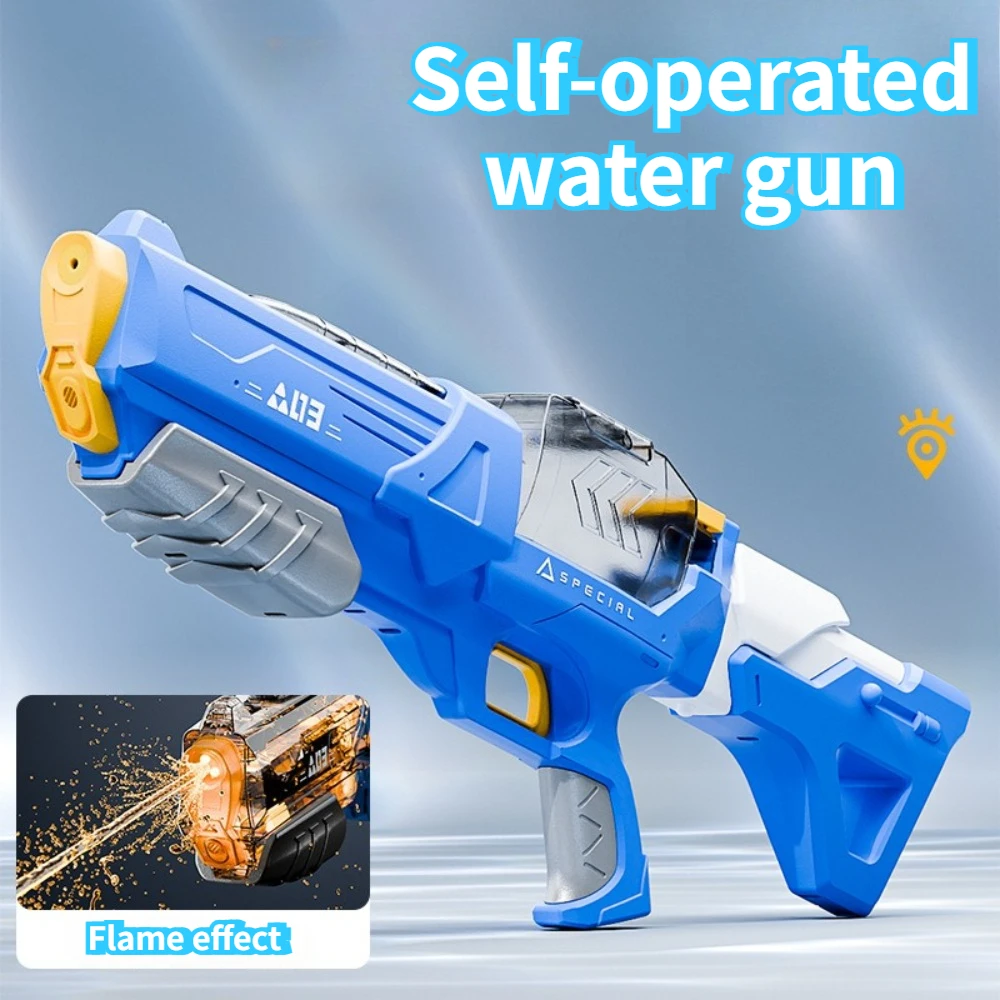 New Electric Multi Shot Water Gun Toy One Button Water Absorption Hands Free Operation for Beach Large Capacity Water Gun
New Electric Multi Shot Water Gun Toy One Button Water Absorption Hands Free Operation for Beach Large Capacity Water Gun