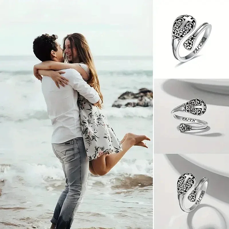 Fashion Retro Thai Silver Cross 3D Relief Flowe Ring European and American Unique Adjustable Rings For Women KOFSAC
Fashion Retro Thai Silver Cross 3D Relief Flowe Ring European and American Unique Adjustable Rings For Women KOFSAC